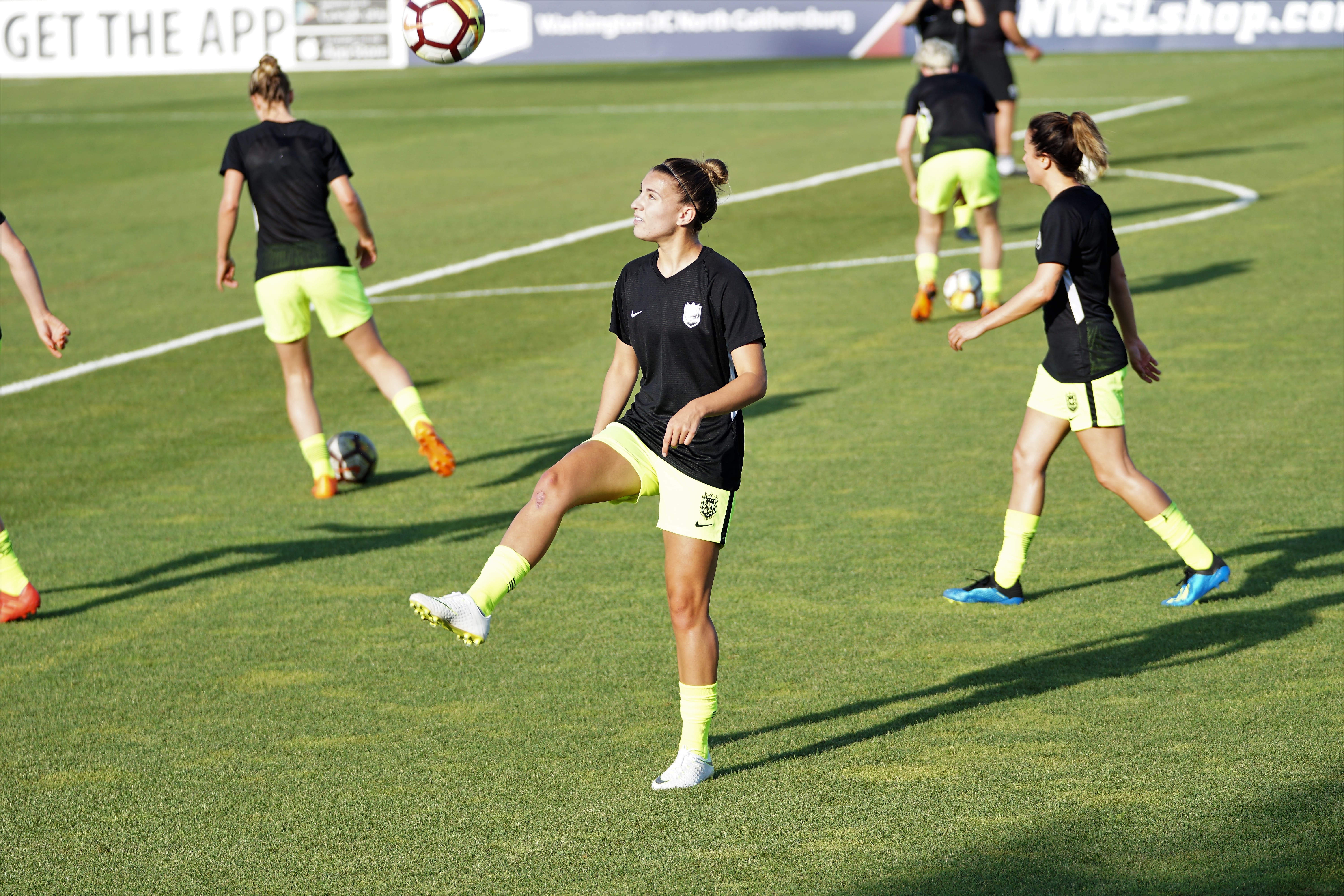 Imagem de futebol feminino treinamento